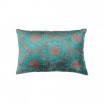 Pasargad Home Pillow Ikat Velvet Velvet Green 1' 4" X 2' 0"