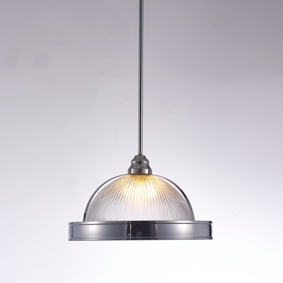 Pasargad Home Natalie Collection Metal & Glass Pendant Lights