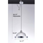 Pasargad Home Natalie Collection Metal & Glass Pendant Lights