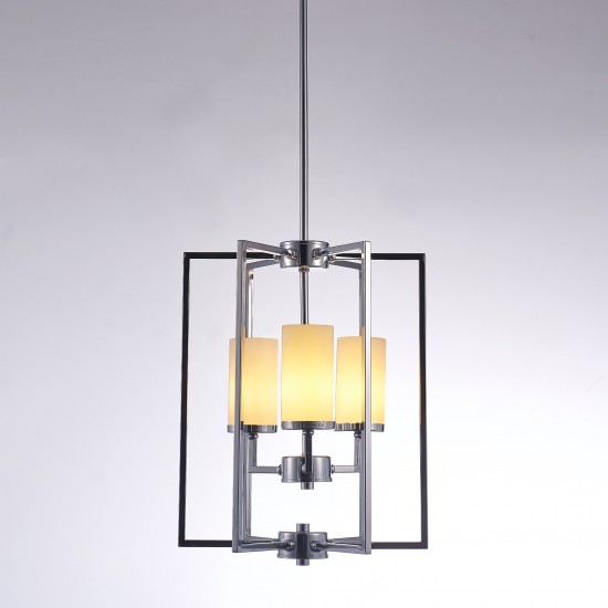 Pasargad Home Chandelier Riva Metal&glass Metal, Glass Chrome 1' 2" X 3' 4"