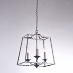 Pasargad Home Lionnel Collection Metal & Glass Chandelier Lights