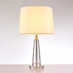 Pasargad Home Modus Collection Metal & Crystal Table Lamp Lights