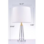 Pasargad Home Modus Collection Metal & Crystal Table Lamp Lights