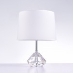 Pasargad Home Tortona Collection Metal & Crystal Table Lamp Lights
