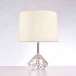 Pasargad Home Tortona Collection Metal & Crystal Table Lamp Lights