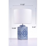 Pasargad Home Margaret Collection Metal & Ceramic Table Lamp Lights