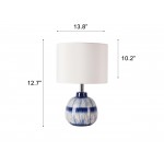 Pasargad Home Joshua Collection Metal & Ceramic Table Lamp Lights