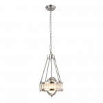 Pasargad Home Bistro Collection Metal & Glass Pendant Lights