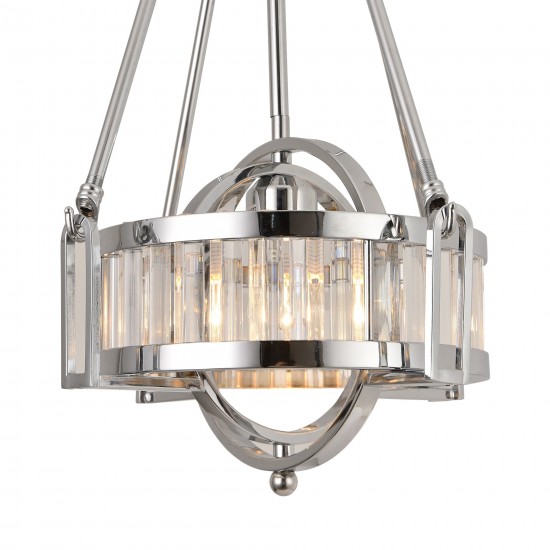 Pasargad Home Bistro Collection Metal & Glass Pendant Lights