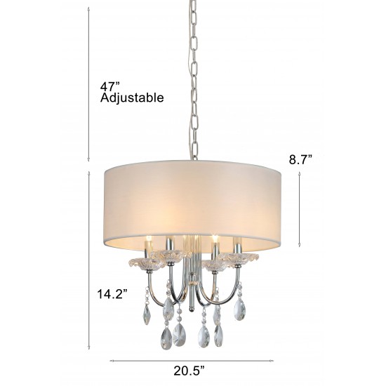 Pasargad Home Bizet Collection Metal & Cystal Chandelier Lights