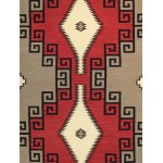 Navajo Style Hand-Woven Wool Mocha Area Rug- 9' 0" X 12' 0" PNT-198 9x12