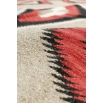 Navajo Style Hand-Woven Wool Mocha Area Rug- 4'11" X 7' 0" PNT-200 5X7