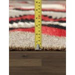 Navajo Style Hand-Woven Wool Mocha Area Rug- 4'11" X 7' 0" PNT-200 5X7