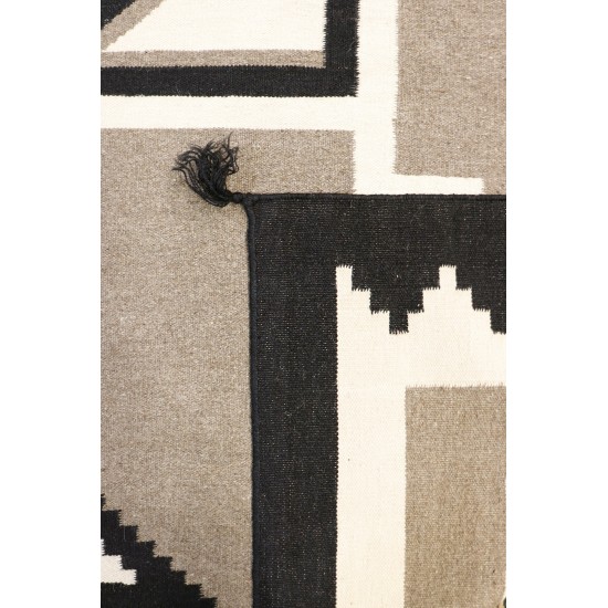 Pasargad Home Area rug Navajo Hand-Woven Wool Mocha 8' 2" X 9'10"