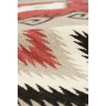 Pasargad Home Navajo Style Hand-Woven Wool L. Brown Area Rug- 9' 0" X 12' 1"