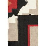 Pasargad Home Navajo Style Hand-Woven Wool Mocha Area Rug-10' 1" X 13' 7"