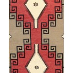 Pasargad Home Navajo Style Hand-Woven Wool Mocha Area Rug-10' 0" X 14' 0"