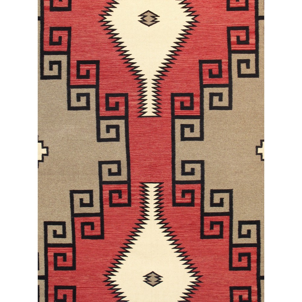 Pasargad Home Navajo Style Hand-Woven Wool Mocha Area Rug-10' 0" X 14' 0" Pasargad Home Navajo Style Hand-Woven Wool Mocha Area Rug-10' 0" X 14' 0"