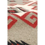 Navajo Style Hand-Woven Wool Mocha Area Rug- 3' 0" X 4'11" PNT-246 3x5