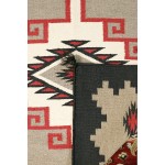 Navajo Style Hand-Woven Wool Mocha Area Rug- 3' 0" X 4'11" PNT-246 3x5