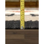 Pasargad Home Navajo Style Hand-Woven Wool Mocha Area Rug- 4' 2" X 6' 0"