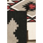 Navajo Style Hand-Woven Wool Mocha Area Rug- 3'11" X 5'11" PNT-280 4x6