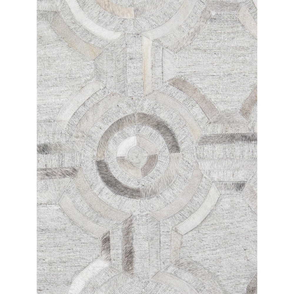 Pasargad Home Galaxy Cowhide Silver Area Rug-12' 0" X 15' 0" PTX-3137 12x15