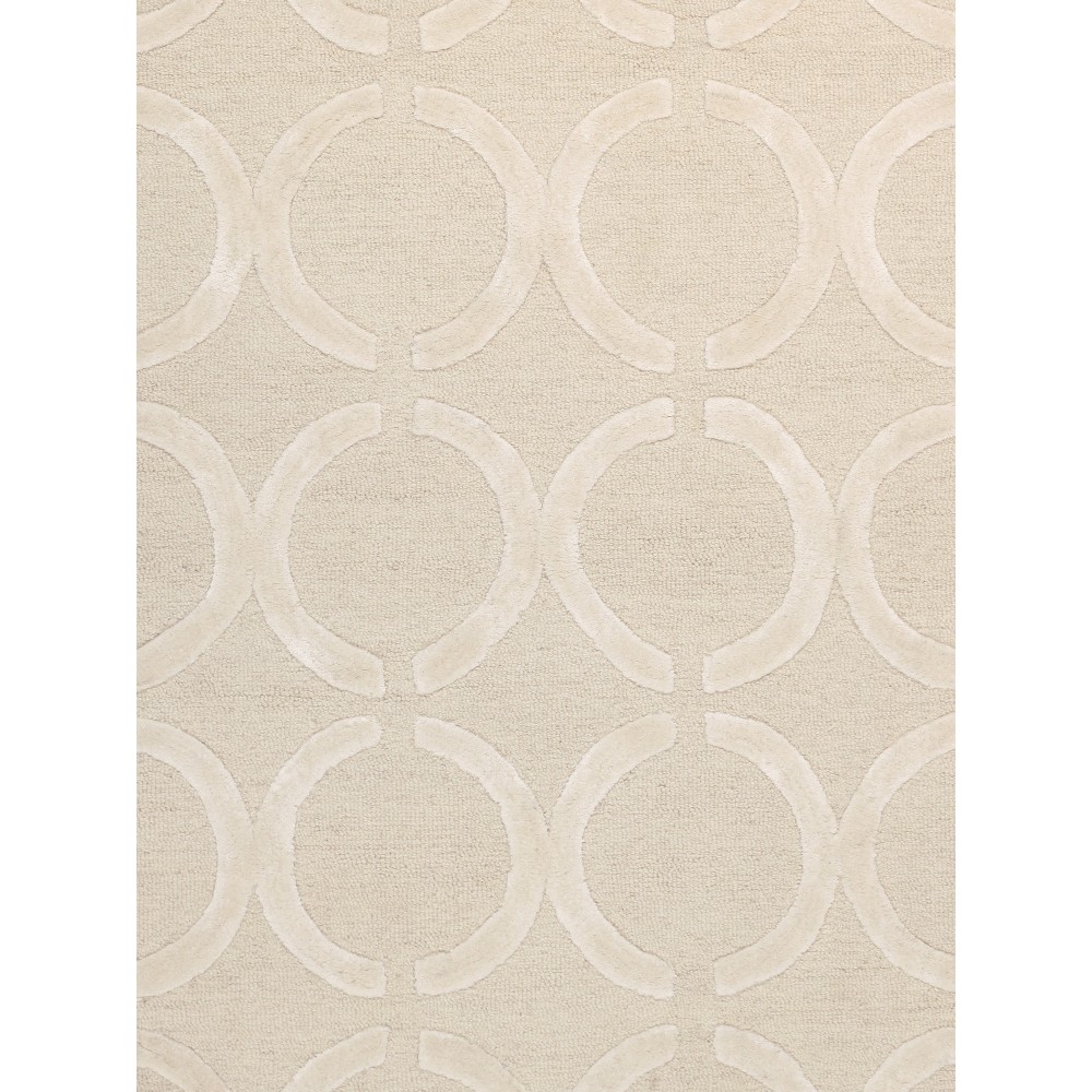 Pasargad Home Edgy Hand-Tufted Silk & Wool Area Rug- 5' 0" X 8' 0" PVNY-19 5x8