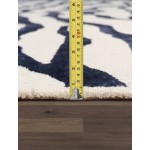 Edgy Hand-Tufted Silk & Wool Area Rug- 8' 6" X 11' 6" PVCSK-04 9x12