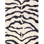 Pasargad Home Edgy Hand-Tufted Silk & Wool Area Rug- 4' 0" X 6' 0" PVCSK-05 4x6