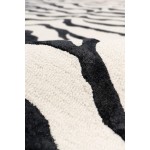 Pasargad Home Edgy Hand-Tufted Silk & Wool Area Rug- 4' 0" X 6' 0" PVCSK-05 4x6
