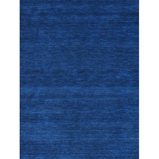 Gramercy Hand-Loomed Silk & Wool Blue Area Rug- 4' 0" X 6' 0" AR-01B 4x6