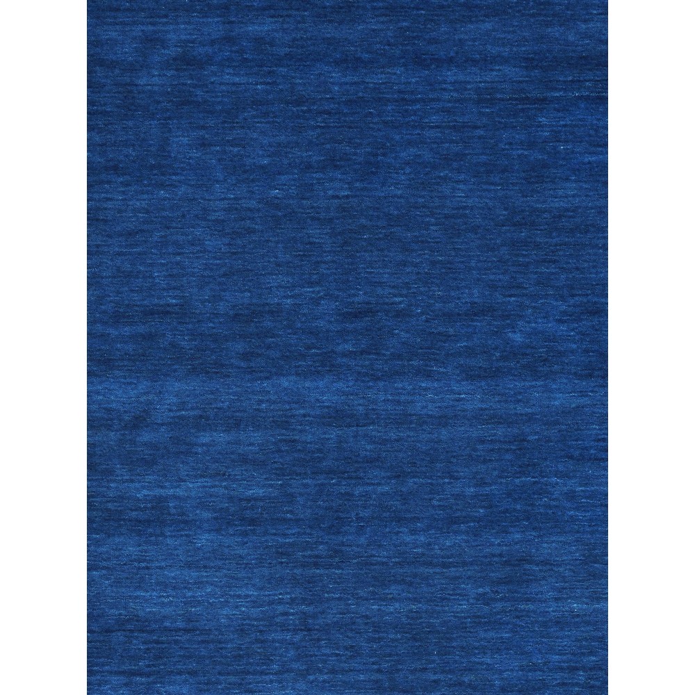 Gramercy Hand-Loomed Silk & Wool Blue Area Rug- 5' 0" X 7' 0" AR-01B 5x7