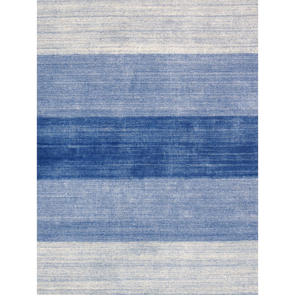 Gramercy Hand-Loomed Silk & Wool Blue Area Rug- 7' 9" X 9' 9" AR-07 8x10