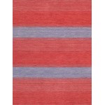 Pasargad Home Gramercy Hand-Loomed Silk & Wool Red Area Rug- 5' 0" X 7' 0"