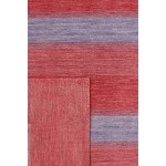 Pasargad Home Gramercy Hand-Loomed Silk & Wool Red Area Rug- 5' 0" X 7' 0"