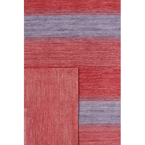 Pasargad Home Gramercy Hand-Loomed Silk & Wool Red Area Rug- 7' 9" X 9' 9"