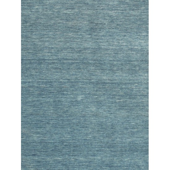 Pasargad Home Gramercy Hand-Loomed Silk & Wool L. Blue Area Rug- 4' 0" X 6' 0"