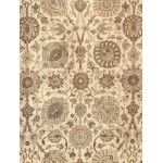 Pasargad Home Antique Tabriz Hand-Knotted Wool Area Rug