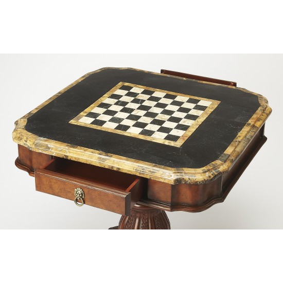 Carlyle Fossil Stone Game Table, 506070