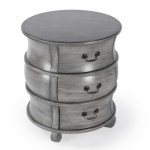 Bentley Powder Gary Barrel Table, 523418