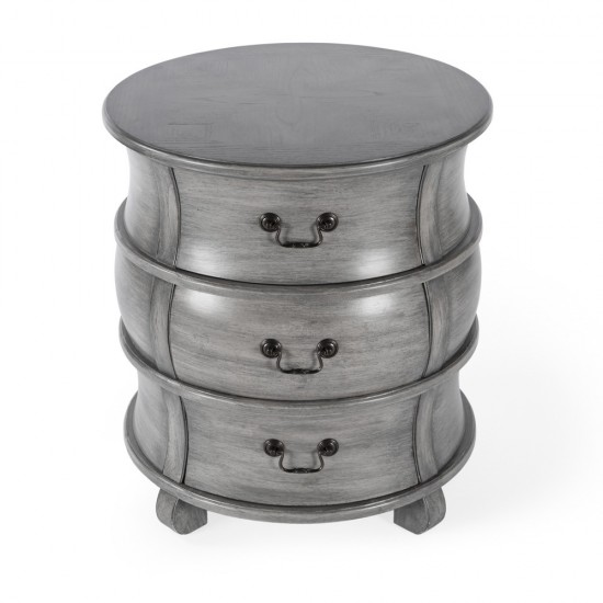 Bentley Powder Gary Barrel Table, 523418