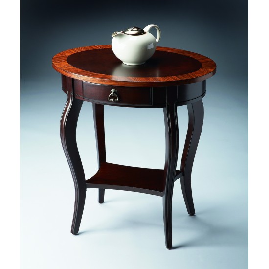 Jeanette Cherry Nouveau Oval Accent Table, 532211