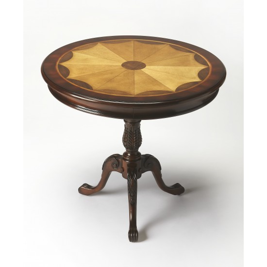 Carissa Cherry Round Pedestal Table, 533024