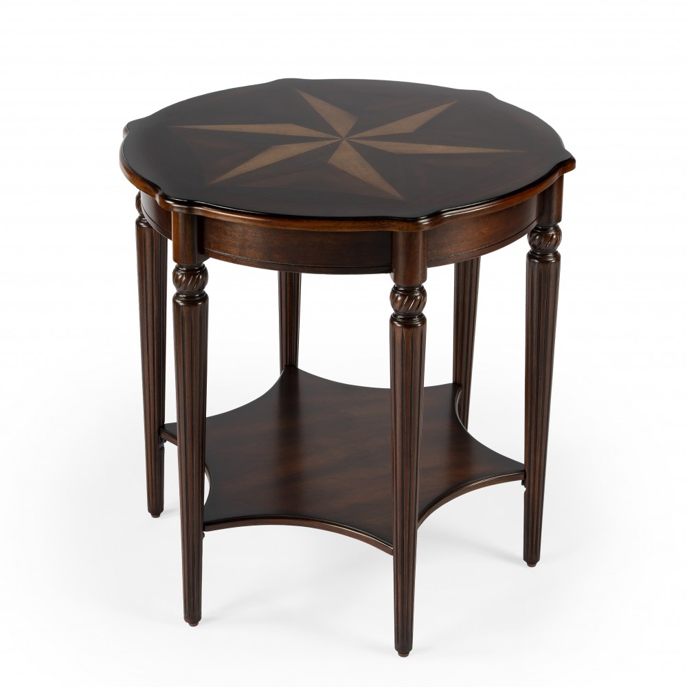 Bainbridge Cherry Accent Table, 557024