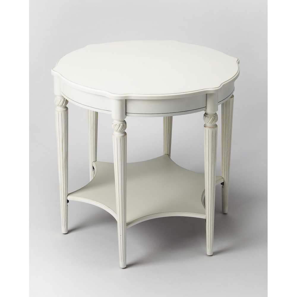 Bainbridge Cottage White Accent Table, 557222