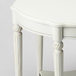 Bainbridge Cottage White Accent Table, 557222