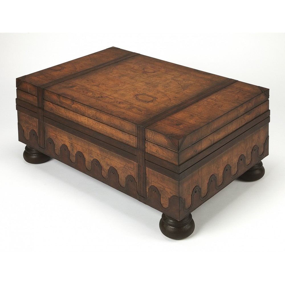 Vasco Old World Map Trunk Table, 576070