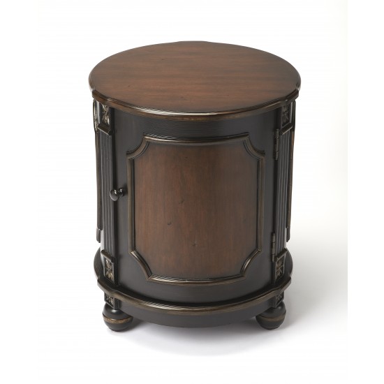 Thurmond Café Noir Drum Table, 584104