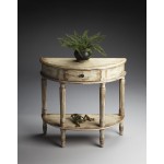 Mozart Chateau Gray Demilune Console Table, 667230